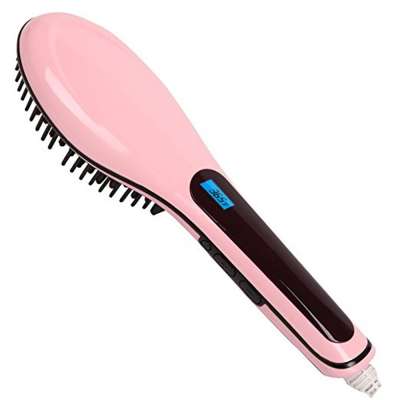 fashionable fast comb brush hair straightener with CE ROHS approval